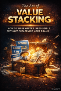 What is value stacking in marketing?